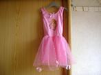 roze prinsessenjurk van efteling met strikjes en tule116/122, Ophalen of Verzenden, Zo goed als nieuw, 122 t/m 128, Meisje