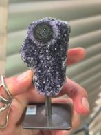 Uruguay amethist op voet, Verzamelen, Mineralen en Fossielen, Ophalen of Verzenden