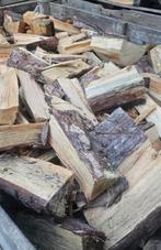 Aanhanger vol haardhout., Tuin en Terras, Haardhout, 3 tot 6 m³, Ophalen of Verzenden, Overige houtsoorten, Blokken