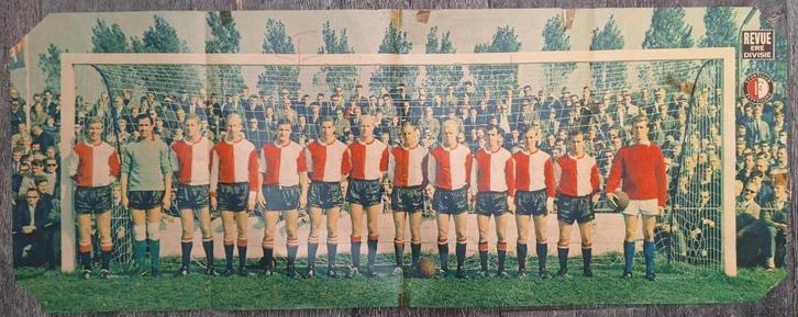 Poster Feyenoord 1968 + Panorama WK-bijlage 1974, Boeken, Tijdschriften en Kranten, Gelezen, Sport en Vrije tijd, Ophalen of Verzenden
