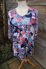 Tuniek blauw/ rood/ wit Magna mt 44/46 A-lijn Nieuw Vaste pr, Kleding | Dames, Blouses en Tunieken, Blauw, Maat 42/44 (L), Nieuw
