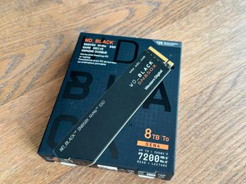 NIEUW - 8TB Western Digital Black SN850X NVME SSD beschikbaar voor biedingen