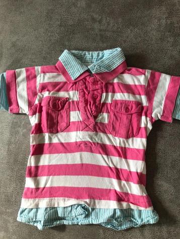 leuke blouse/shirt korte mouw maat 110 beschikbaar voor biedingen