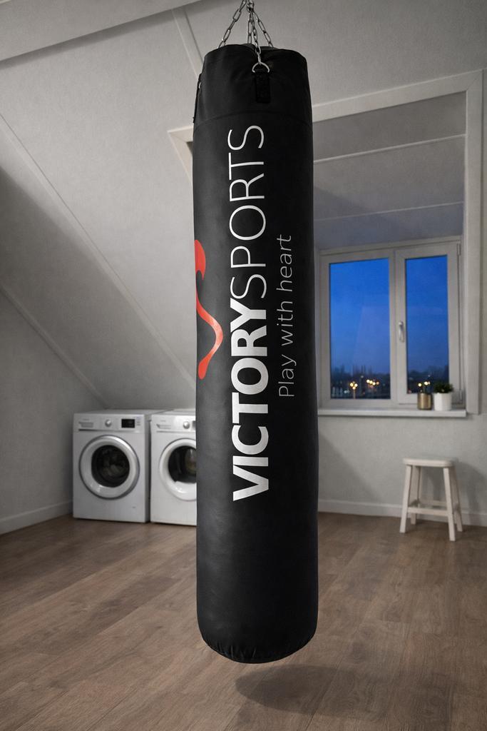 Bokszak Victory Sports incl. Beugel en handschoenen (2 paar), Sport en Fitness, Boksen, Zo goed als nieuw, Bokszak, Ophalen