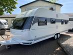 Hobby Prestige 650 KFU, Caravans en Kamperen, Caravans, Schokbreker, Rondzit, Hobby, 7 tot 8 meter