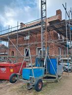 Huur bouwlift 220v 400v, Ophalen, Gebruikt, Gevelsteiger, 5 meter of hoger