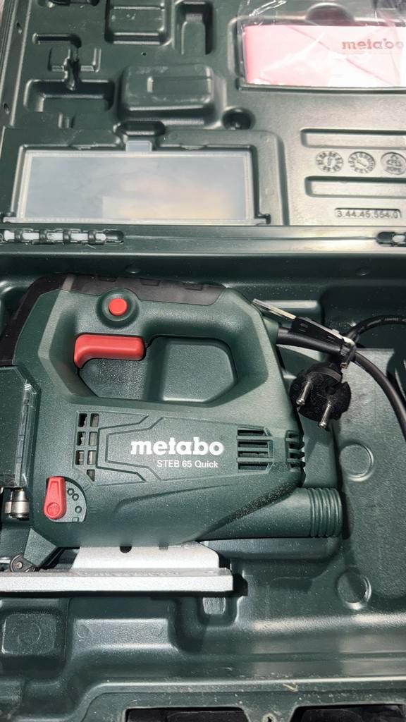 Metabo decoupeerzaag STEB 65 Quick nieuw in doos, Doe-het-zelf en Verbouw, Gereedschap | Zaagmachines, Nieuw, Ophalen of Verzenden