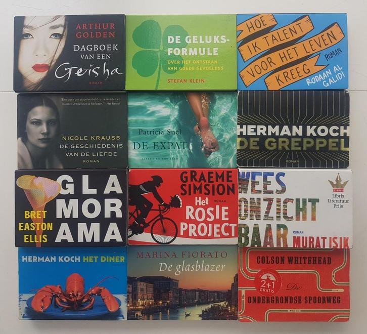 12x Dwarsligger Romans | In 1 koop voor €30, Boeken, Romans, Gelezen, Ophalen of Verzenden