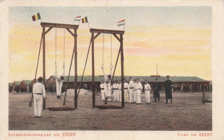 AZ153 Zeist Kamp Zeist militair mobilisatie 1916, Verzamelen, Ansichtkaarten | Nederland, Gelopen, Utrecht, Voor 1920, Verzenden