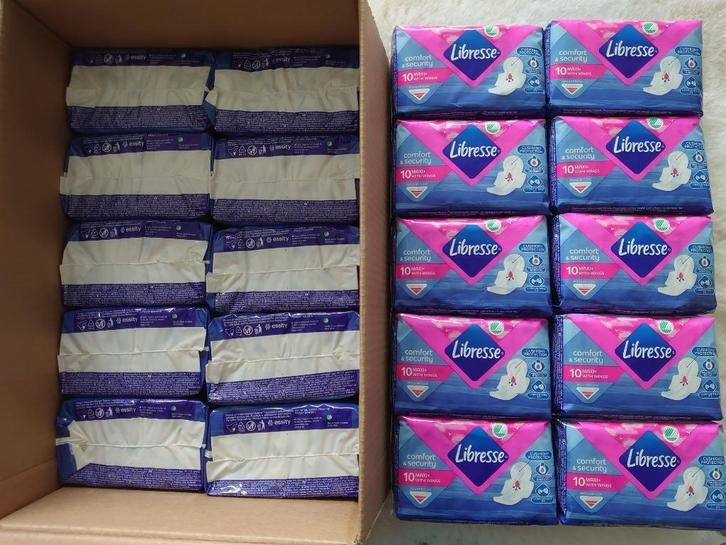 20 pakjes Libresse maxi+ met vleugels maandverband, Sieraden, Tassen en Uiterlijk, Uiterlijk | Lichaamsverzorging, Nieuw, Overige typen
