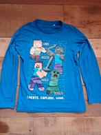 Minecraft Longsleeve T-shirt MT 164, Kinderen en Baby's, Kinderkleding | Maat 164, Zo goed als nieuw, Verzenden