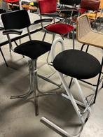 Vintage barkrukken Gispen De Wit Gastone Rinaldi Sliedregt, Huis en Inrichting, Ophalen, Metaal, Gebruikt, 60 tot 90 cm