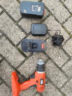 Black & Decker Accuboormachine met 2 Accus + Lader, Ophalen
