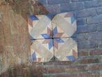 Vintage oude handgemaakte siertegels voor cementvloer, Antiek en Kunst, Ophalen