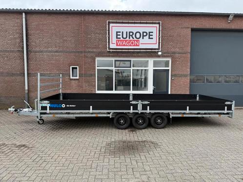 Hulco Hulco Medax 3-asser volle kar met alles erop en er aan, Auto diversen, Aanhangers en Bagagewagens, Zo goed als nieuw