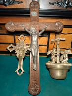 3 Jezus beelden antiek in perfecte staat, Verzamelen, Religie, Ophalen of Verzenden, Zo goed als nieuw, Beeld(je)