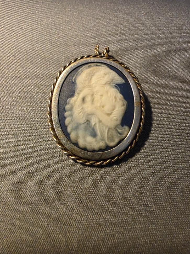 Antieke Camee Villeroy & Boch  voor verzamelaar., Sieraden, Tassen en Uiterlijk, Antieke sieraden, Hanger, Overige materialen