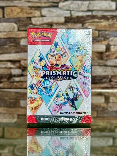 🔥POKEMON PRISMATIC EVOLUTIONS BOOSTER BUNDLE BB, Hobby en Vrije tijd, Verzamelkaartspellen | Pokémon, Nieuw, Booster, Ophalen of Verzenden