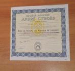 Aandeel Citroën ORIGINEEL!   1937, Ophalen of Verzenden, 1920 tot 1950, Aandeel