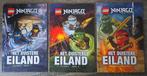 Lego Ninjago - Het Duistere Eiland - trilogie - deel 1 t/m 3, Ophalen of Verzenden, Zo goed als nieuw, LEGO, Fictie algemeen