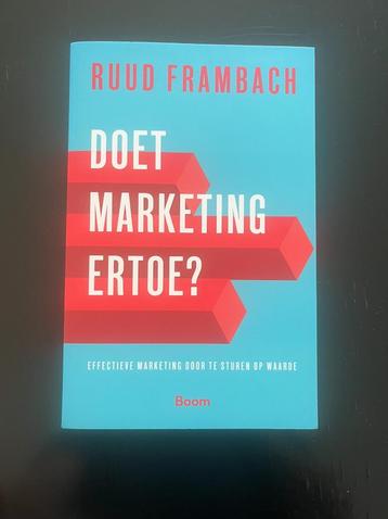Doet marketing ertoe? beschikbaar voor biedingen