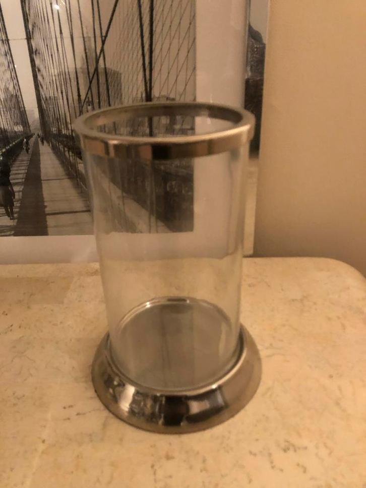 Eichholtz sfeerlicht/windlicht - hotel chique, Huis en Inrichting, Woonaccessoires | Kandelaars en Kaarsen, Zo goed als nieuw