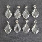 8 pegels diamant vlieger onderdelen kroonluchter, Huis en Inrichting, Lampen | Kroonluchters, Ophalen of Verzenden, Gebruikt, Glas