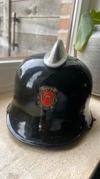 Oude brandweer helm brandweerhelm, Ophalen of Verzenden, Gebruikt
