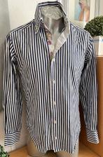 Cavallaro Napoli gestreept overhemd maat 38, Ophalen of Verzenden, Zo goed als nieuw, Blauw, Halswijdte 38 (S) of kleiner