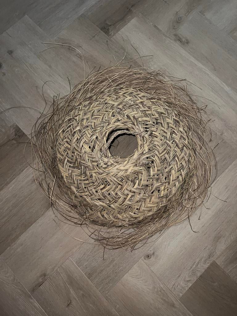 Boho Lamp van Zeegras - Sfeervol voor Binnen & Buiten, Huis en Inrichting, Lampen | Hanglampen, Ophalen of Verzenden