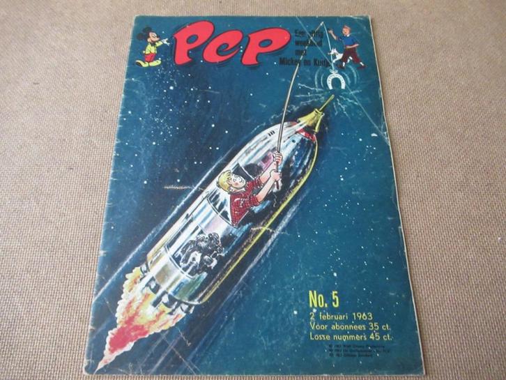 Pep weekblad nr.5 van 1963, Boeken, Stripboeken, Gelezen, Eén stripboek, Verzenden
