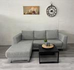 Hoekbank grijs – topstaat & direct leverbaar, 125 cm of meer, 125 cm of meer, Ophalen of Verzenden, Zo goed als nieuw