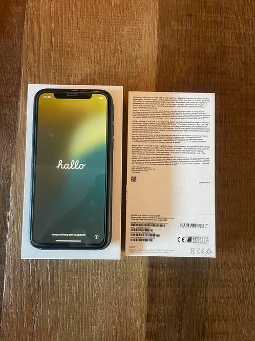 Apple iPhone 11, Telecommunicatie, Mobiele telefoons | Apple iPhone, Zo goed als nieuw, 64 GB, iPhone 11, Zwart, Ophalen of Verzenden