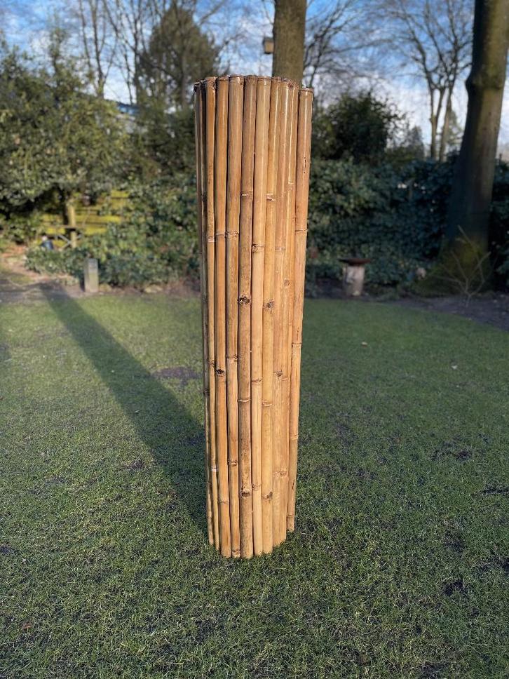 PRACHTIGE BAMBOE SCHUTTINGDEEL NATUREL 1.80 mtr X 1.80 mtr, Tuin en Terras, Schuttingen, Nieuw, Overige materialen, 1 tot 2 meter