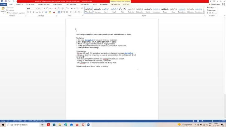 kortingscode, Tickets en Kaartjes, Kortingen en Cadeaubonnen, Twee personen, Overige typen, Kortingsbon