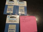 3 x Nieuwe Pakjes Schmetz  60/8 (130/705H, Ophalen, Nieuw, Garen of Naald(en)