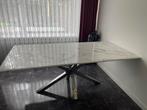 Marmeren eettafel 200x100cm, Huis en Inrichting, Tafels | Eettafels, Ophalen, Zo goed als nieuw, Rechthoekig, 50 tot 100 cm