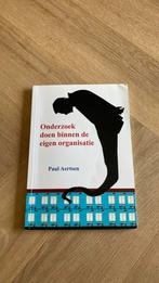 Paul Aertsen - Onderzoek doen binnen de eigen organisatie, Ophalen of Verzenden, Zo goed als nieuw, Paul Aertsen