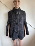 Michael Kors vest maat M/L poncho cape grijs zwart gemeleerd, Maat 38/40 (M), Michael Kors, Ophalen of Verzenden, Zo goed als nieuw