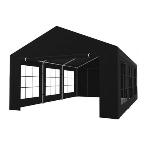 Zwarte Partytent 4x6 meter huren in Hellevoetsluis – €144,95, Hobby en Vrije tijd, Feestartikelen | Verhuur, Zo goed als nieuw