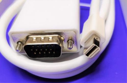 VGA naar mini Displayport kabel 2 meter, Computers en Software, Pc- en Netwerkkabels, Nieuw, Ophalen of Verzenden