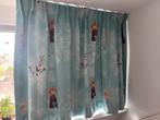 Gordijnen Frozen Disney, gevoerd, Huis en Inrichting, Stoffering | Gordijnen en Lamellen, Disney, Blauw, 100 tot 150 cm, Ophalen of Verzenden