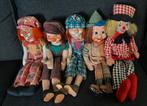 Clown clownspop vintage 5x, Verzamelen, Poppen, Ophalen, Gebruikt