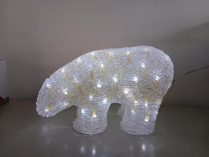 kerst : verlichte ijsbeer, Diversen, Kerst, Gebruikt, Ophalen of Verzenden