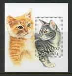 Tanzania- 1999- blok = motief Katten, Postzegels en Munten, Postzegels | Afrika, Ophalen of Verzenden, Tanzania, Postfris