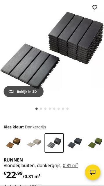 Vlonder / teras tegels beschikbaar voor biedingen