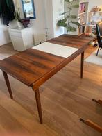 Vintage Palissander Uitschuifbare Eetkamertafel, Antiek en Kunst, Ophalen