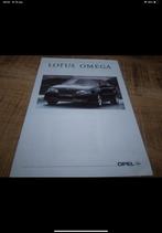 Opel lotus omega 02 1992, Boeken, Ophalen of Verzenden, Zo goed als nieuw, Opel