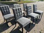 6 mooie eetkamerstoelen!, Verzenden, Zo goed als nieuw, Vier, Stof
