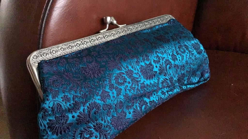 Garbo Milano Italy vintage clutch, Ophalen of Verzenden
